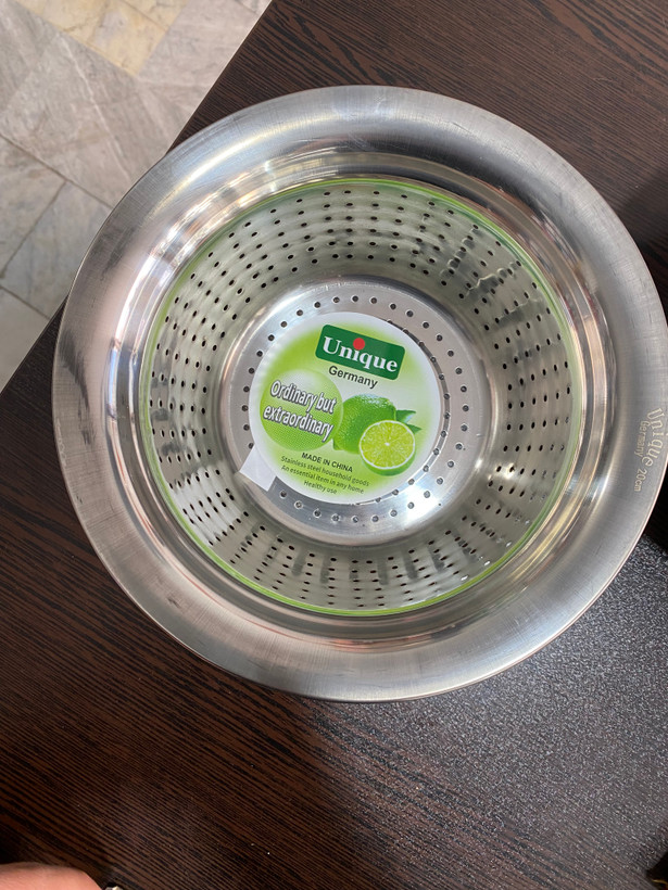 سرویس ابکش و لگن استیل ۱۱ پارچه یونیک